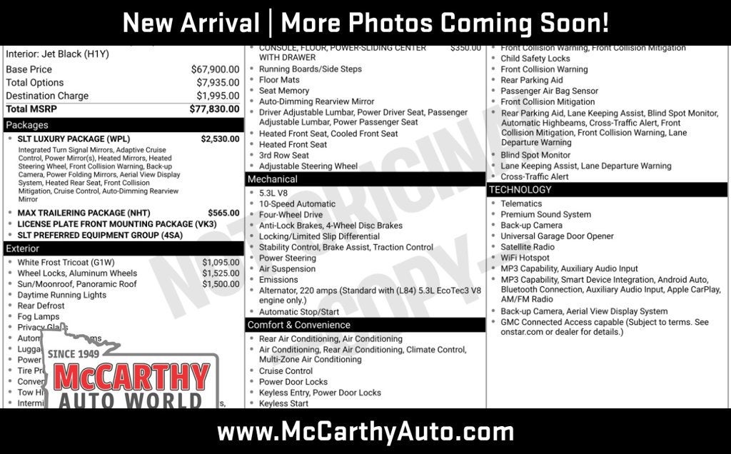 2024 GMC Yukon SLT