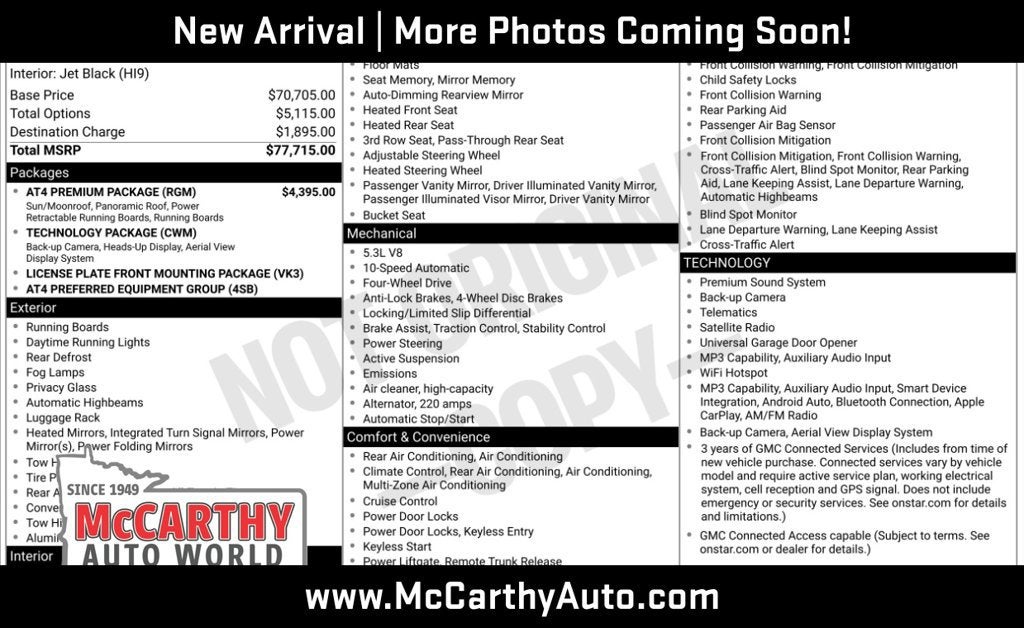 2023 GMC Yukon AT4
