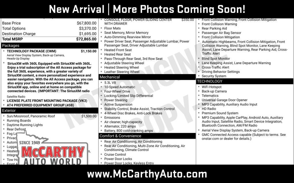 2021 GMC Yukon XL AT4