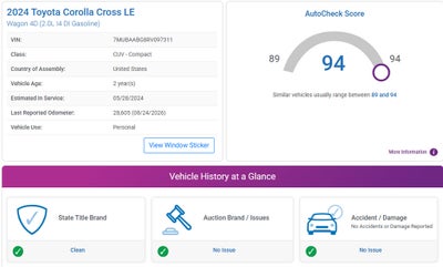 2024 Toyota Corolla Cross LE