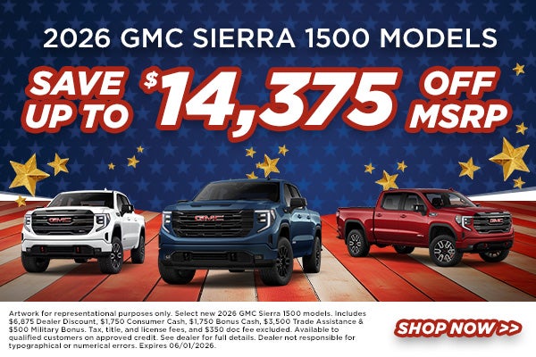 Save on a New Sierra 1500